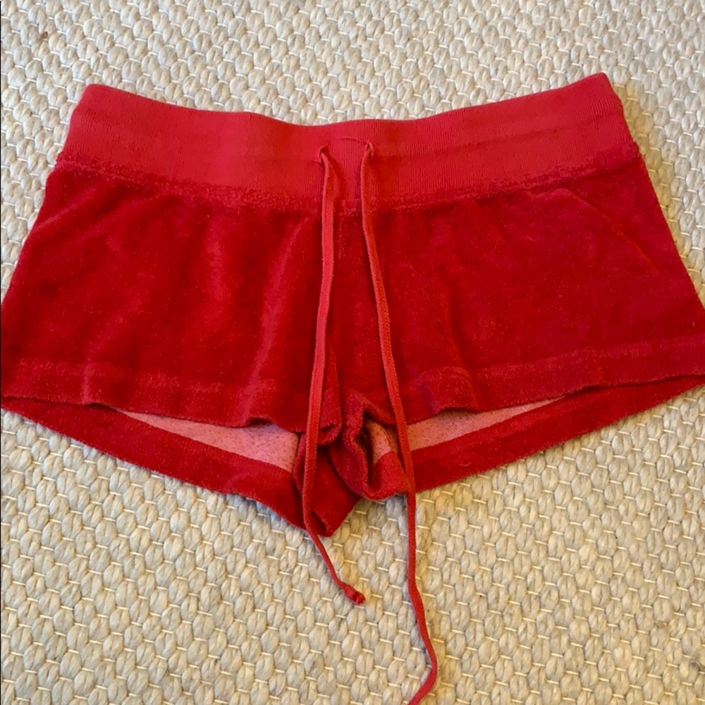 Red Hard Tail Shorts